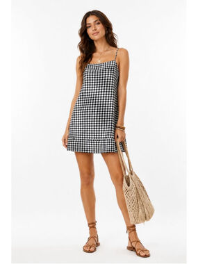 anthropologie black and white dress Daily Practice Long By Anthropologie 100% Cotton Bare